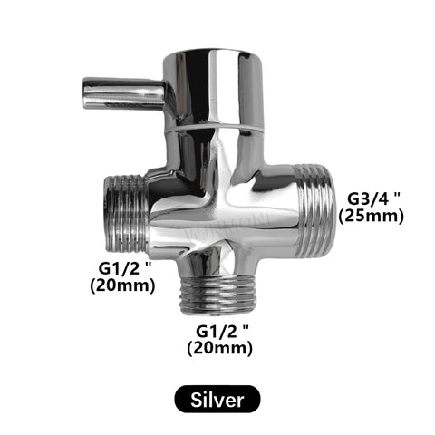 Split Rain Shower Column Set 304 Stainless Steel Shower Head Bathroom Water Connector Showers System Accessories Bathtub Faucet