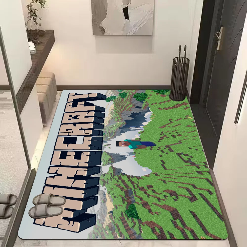 Hot Game M-Minecrafts Kitchen Mat Cheaper Anti-slip Modern Living Room Balcony Printed Modern Home Decor