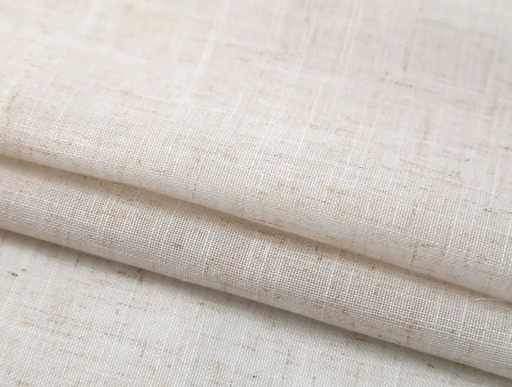 Modern Decorative Linen Solid Home Linen White Sheer European Style Window Curtains Rod Pocket Grommet for Living Room Bedroom