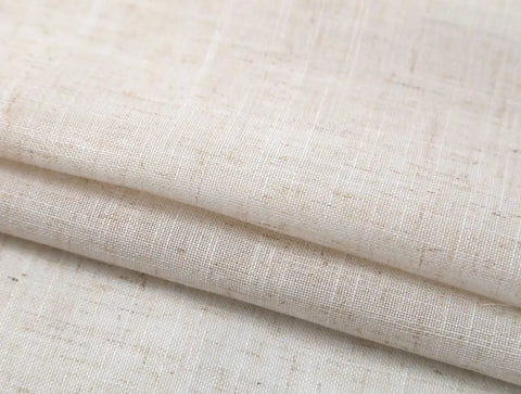 Modern Decorative Linen Solid Home Linen White Sheer European Style Window Curtains Rod Pocket Grommet for Living Room Bedroom