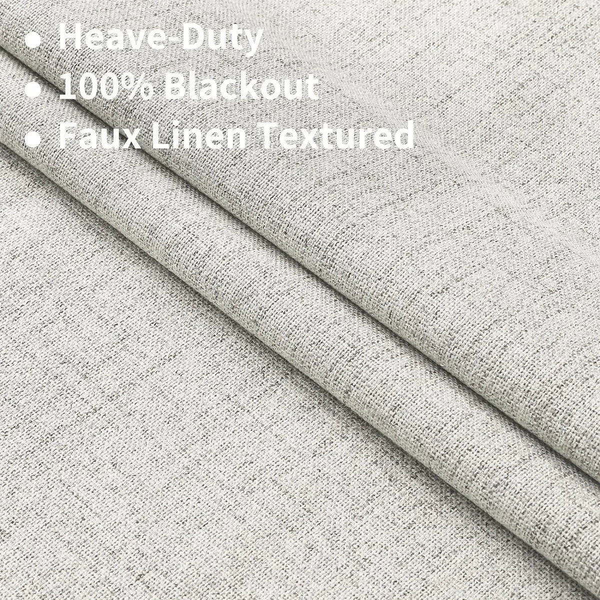 350m Height Solid Color Living Room Curtains 100% Blackout For Faux Linen Bedroom High Ceiling Window Curtain