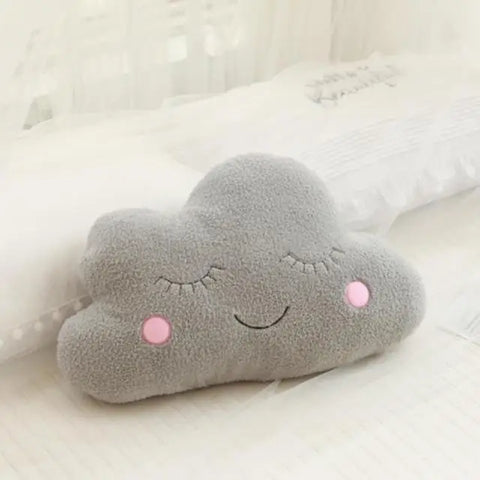 Hot Stuffed Cloud Moon Star Raindrop Plush Pillow Soft Cushion Toys For Children Baby Kids Girl Christmas Gift Room Car Decor