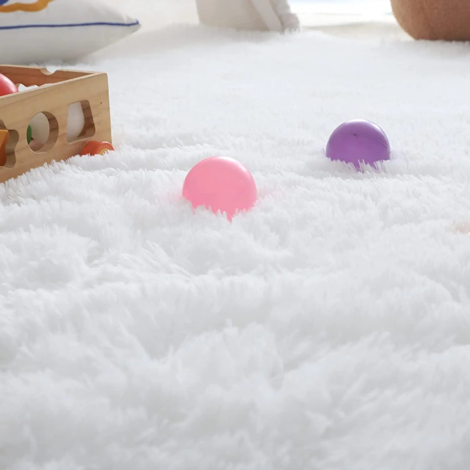 Gray Carpet for Living Room Plush Rug Bed Room Floor Fluffy Mats Anti-slip Home Decor Rugs Soft Velvet Carpets Kids Room Blanket