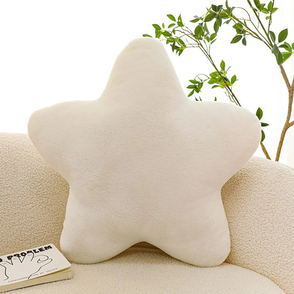 30CM Cute Butter Cheese Throw Pillow Plush Toy Dormitory Sleep  Sofa Chair Cushion Pentagon Star Shape Child Birthday Gift