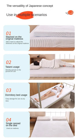 3.1 Inch Queen Memory Foam Mattress Topper, Cooling Gel Bed Topper with Removable Cover, Soft & Pain Relief & Breathable