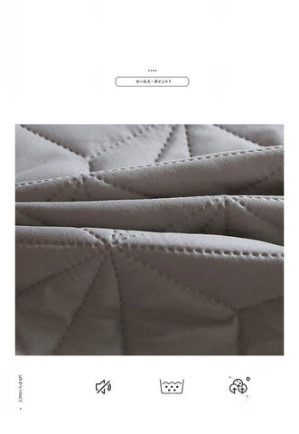 Sandwich Cotton Quilted Waterproof Bed Pad Elderly and Children Bed Protectors Pads Non-slip Anti Dust Skin-friendly Bed Cover