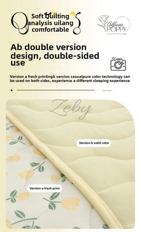 New Floral Print Spring Summer Quilt Soft Comfortable Quilted Quilts Single Double Blanket for Bed Comforter Knitted Thin Duvet