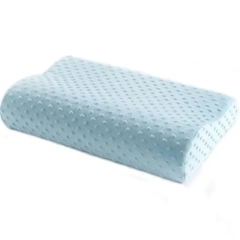 50*30cm Bamboo Fiber Pillow Slow Rebound Health Care Memory Foam Pillow Memory Foam Pillow Orthopedic Pillows Support NeckRelief