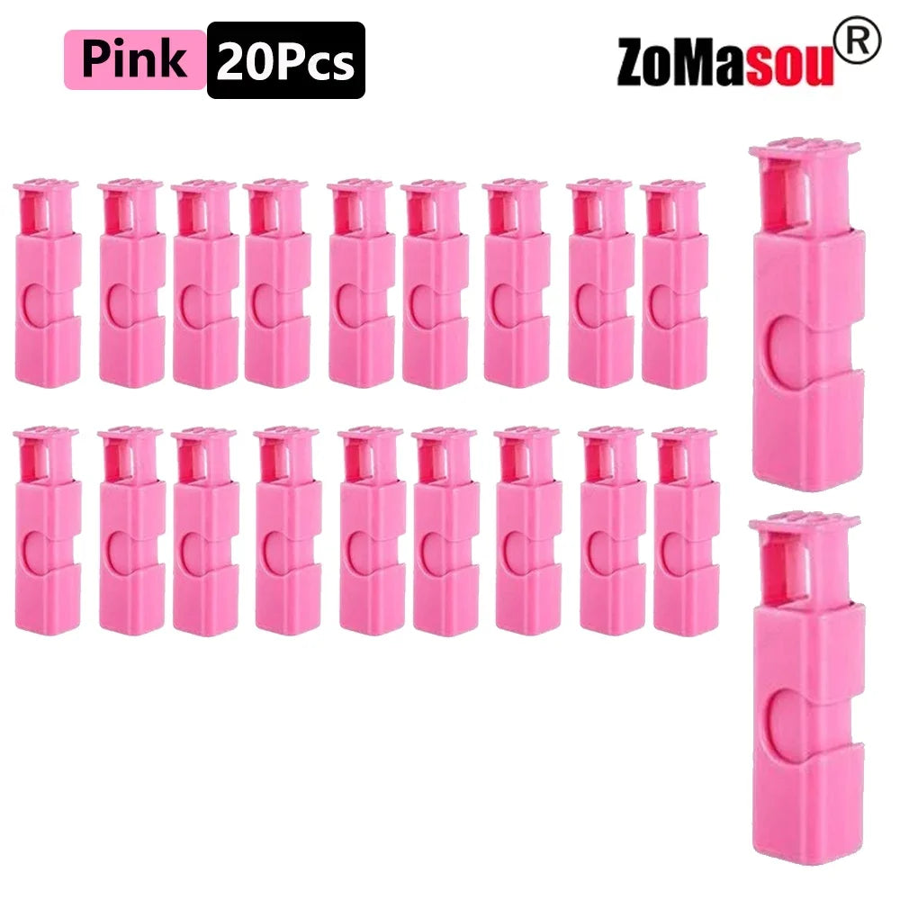 60-1Pcs Food Sealing Clips Bread Storage Bag Clips For Snack Wrap Bags Spring Clamp Reusable Kitchen Organization Sealing Clamp