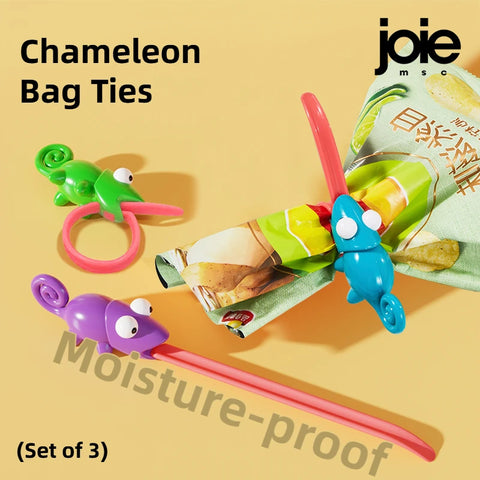 joie Bag ties Chameleon Food Seal Clips Snack Sealing Freshness Moisture Prevention Wire Bundle Storage Rolling Tape Kichen item