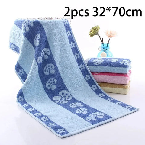 2pcs Cotton Towel Mushroom Style Absorbent Towel Quick Absorbent Soft Quick Dry Face Towel Bathroom Hotel Travel Supply