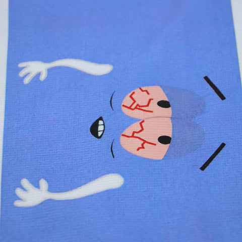 Cute cartoonTowelie Hand Towel Quick-Dry Polyester Woven Dish Cloth Super Soft Fantasy Themed Oblong Towel for Kitchen Bathroom