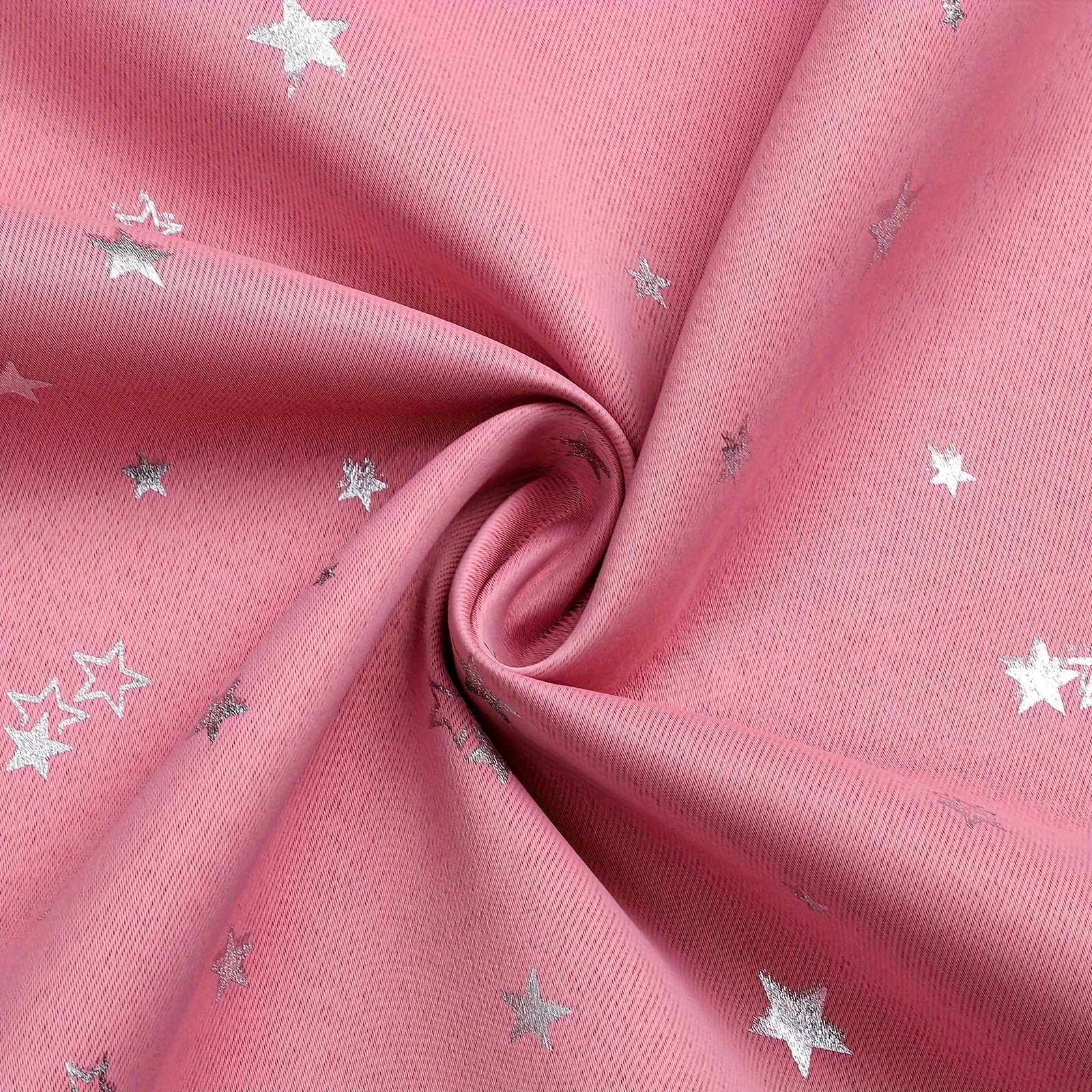 Kids Curtains Blackout With Stars Grommet Top For Bedroom Living Room Window Drapes