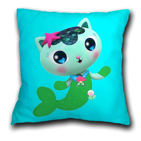 Kids Gabbys Dollhouse Gabby Cats Pillowcase 40x40cm 45x45cm  Decorative Pillows  60x60