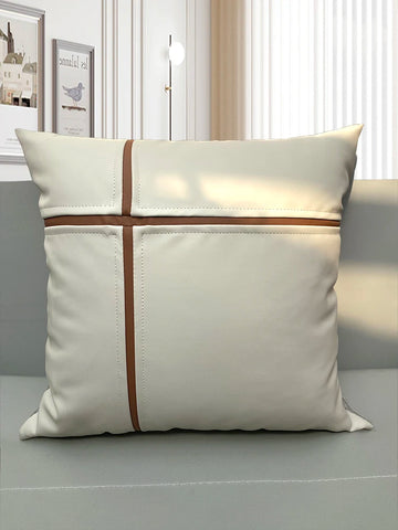 Fabric Sofa Pillows Modern mat Sample Room Hotel High-End Ele Square Waable Pure Color PP Cotton Filled