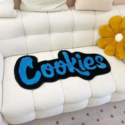 Handmade Cookies Rug for Kids Room Tufted Carpet Mat Soft Plush Children Gift Room Decoration