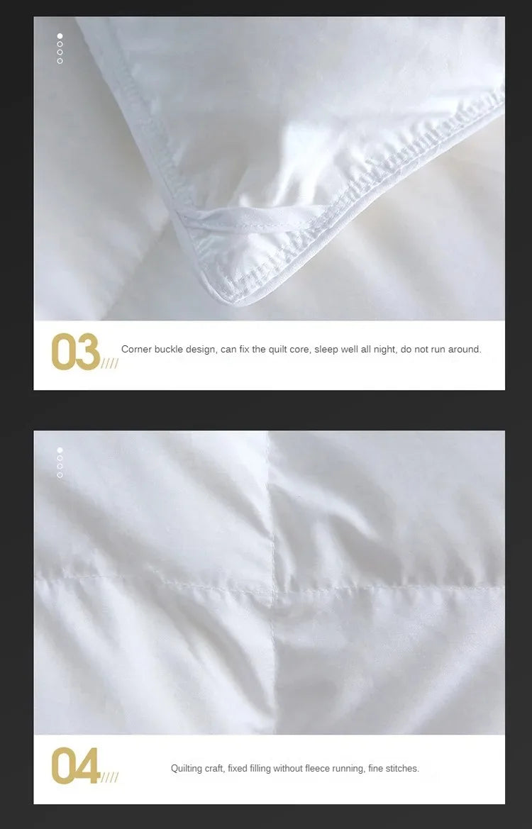 Down duvet 95 white goose down five-star hotel warm double single duvet core goose down duvet
