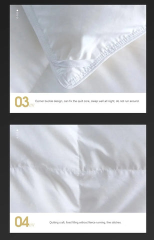 Down duvet 95 white goose down five-star hotel warm double single duvet core goose down duvet