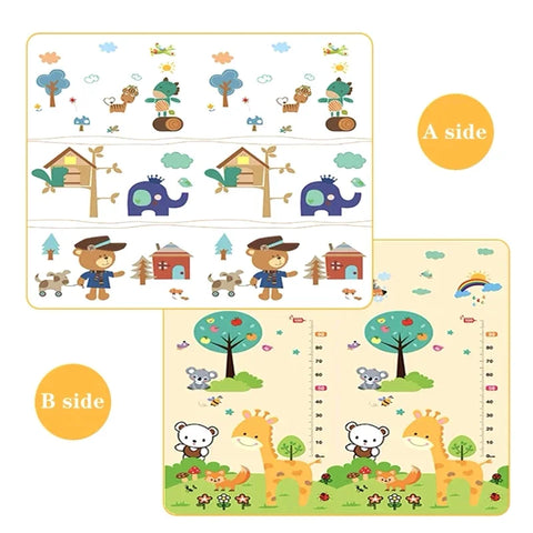 200*180cm Large Size Cartoon Baby Play Mat Xpe Puzzle Children's Mat Baby Climbing Pad Kids Rug Baby Games Mat Toys for Children