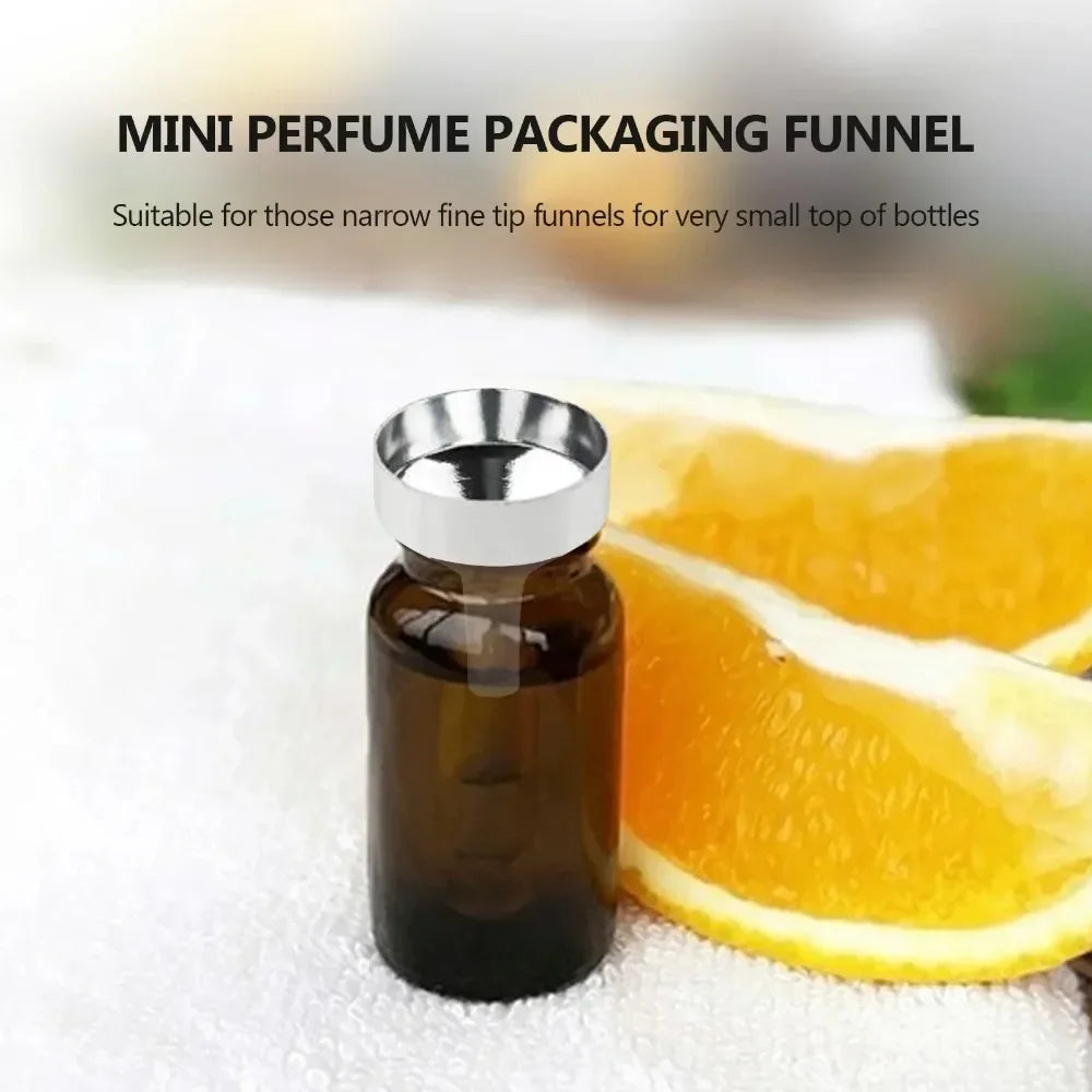 1/5Pcs Mini metal Aluminum Funnel Kitchen Oil Liquid Funnel with Detachable Filter Wide Mouth Funnel for Canning Kitchen Tools