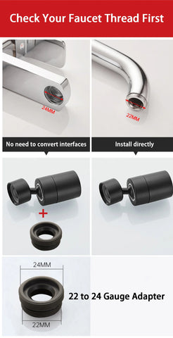 360°Universal Kitchen Faucet Anti-splash Aerator Bathroom Tap Rotatable Faucet 2 Mode Tap Nozzle Bubbler Kitchen Sink Faucet