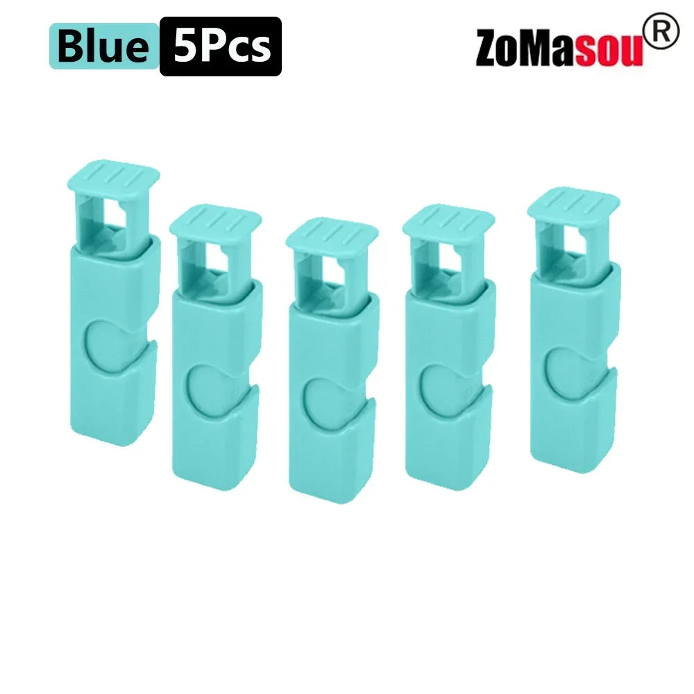 60-1Pcs Food Sealing Clips Bread Storage Bag Clips For Snack Wrap Bags Spring Clamp Reusable Kitchen Organization Sealing Clamp