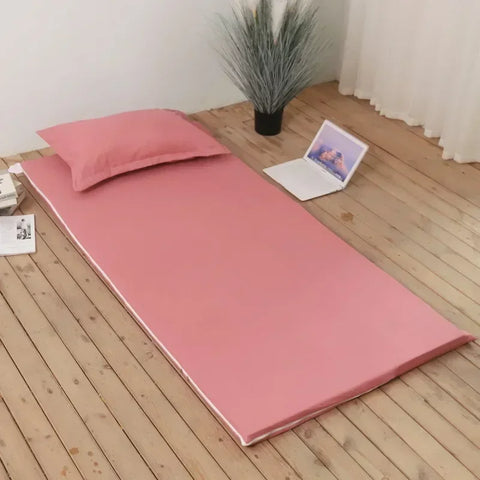 360° Fully Enclosed Mattress Protector Cover withZipper Polyester Student Dormitory Single MattressCover Floor Cushion Protector