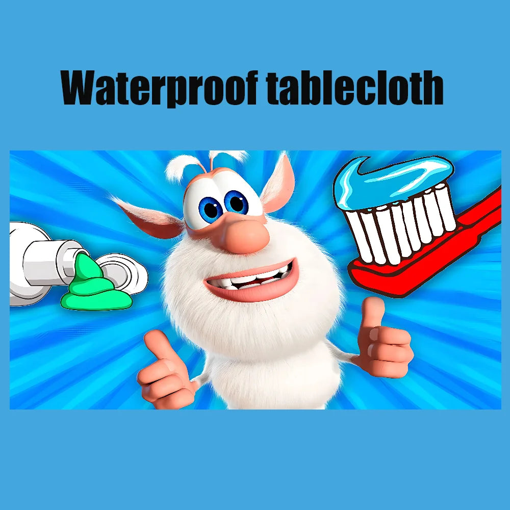 Cartoon B-Booba Funny Table Cloth Tablecloth Kitchen, Wedding, Holiday Table Decoration Tablecloth, Outdoor Picnic Tablecloth