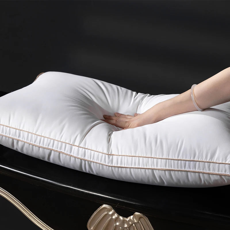 Premium Down Sleeping Pillow 95% Goose Down Fill 1200TC - 50x70cm 50 to 70cm Pillow Down Bed Luxury