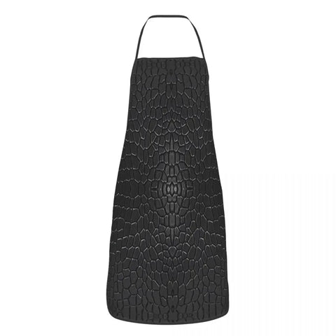 Custom Bib Vintage Black And Brown Stitched Leather Aprons Men Women Adult Chef Kitchen Cooking Medieval Style Tablier Cuisine