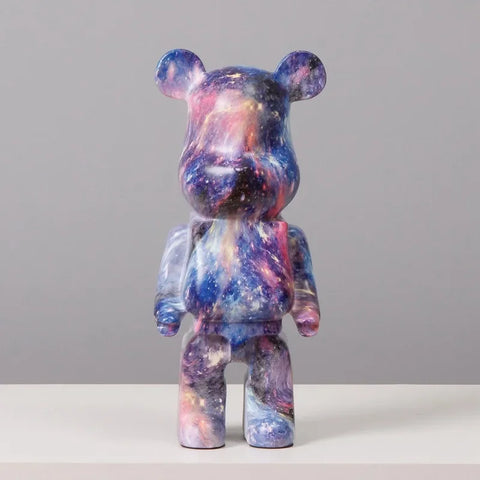 28cm Aesthetic Bear Figure Ceramics Saving Pot Statue Violent Bear Figurine Sculpture Luxury Livingroom Decoration Home Ornament