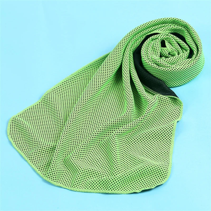 Cooling Towel Workout Towel Ice, Microfiber Towel Soft Breathable Chilly Towel for Sports Yoga Gym Outdoor Ice Towel for Neck