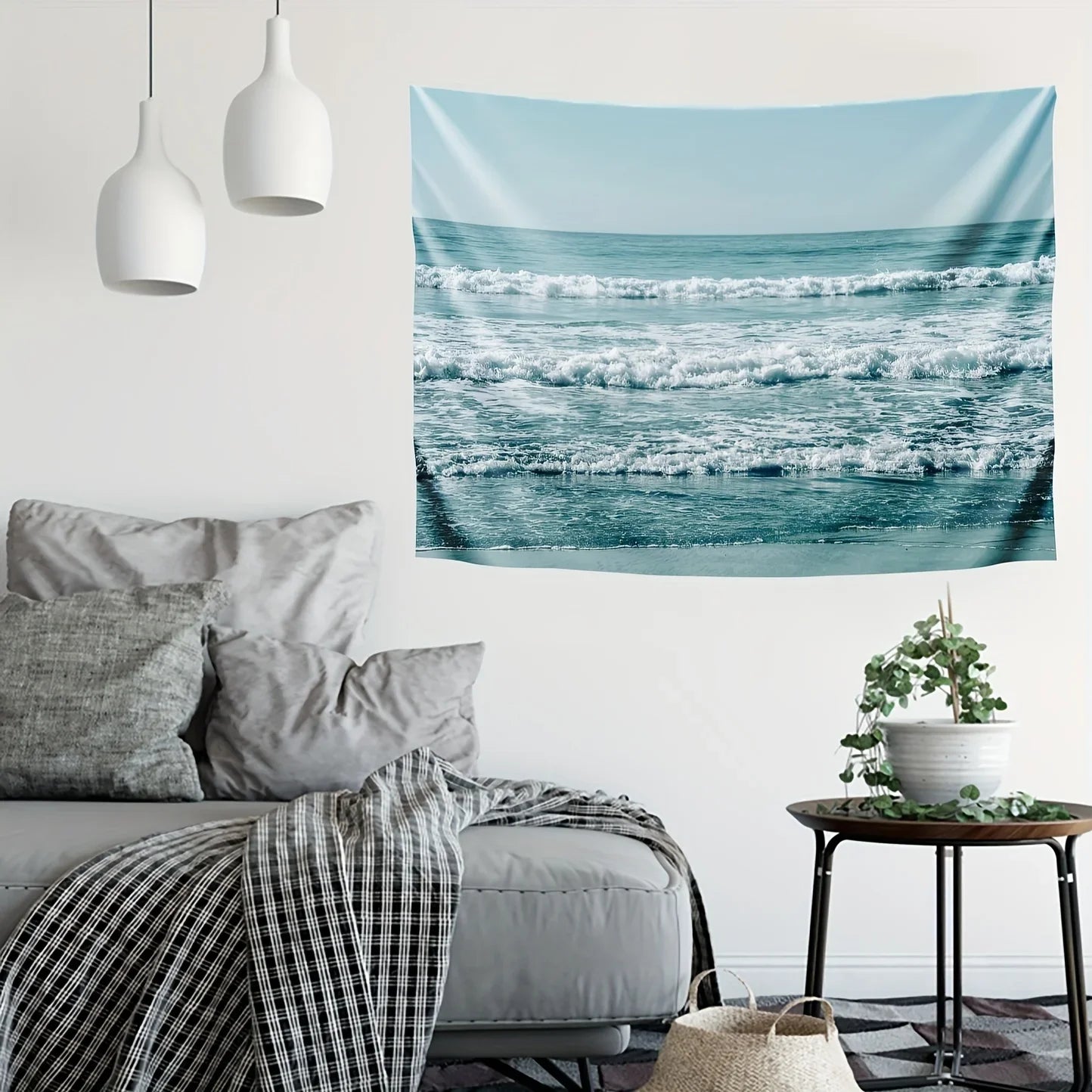Wave Landscape Tapestry for Living Room, Bedroom, Dormitory Wall Decoration, Party, Valentine Birthday Gift Wall Hanging