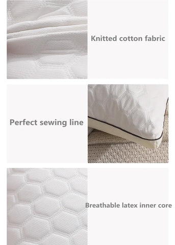 Nordic Luxury Cotton Pillow 48x180CM Bedroom Tatami Bed Sofa Protection Cervical Vertebra Sleeping Soft Double Long Pillow