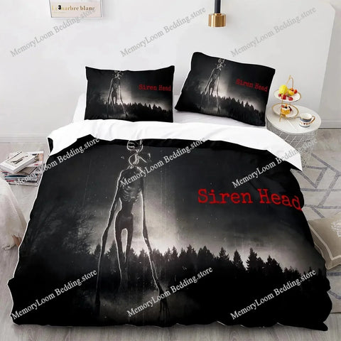 3D Print Siren Head Bedding Set Single Twin Full Queen King Size Bed Set Aldult Kid Bedroom Duvet Cover Sets