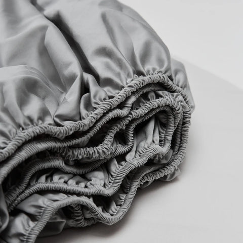 Luxury 800TC Egyptian Cotton Fitted Sheet with Elastic Band High End Mattress Cover for Single Double Queen King Size Bedsheet