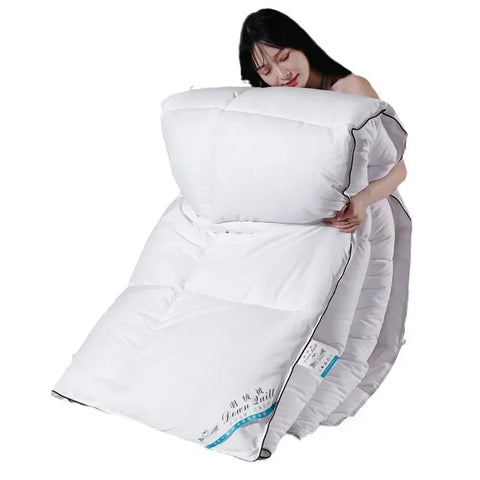 Anti-feather cloth 95 white goose down duvet silent winter quilt warm hotel gift quilt quilt core for home use