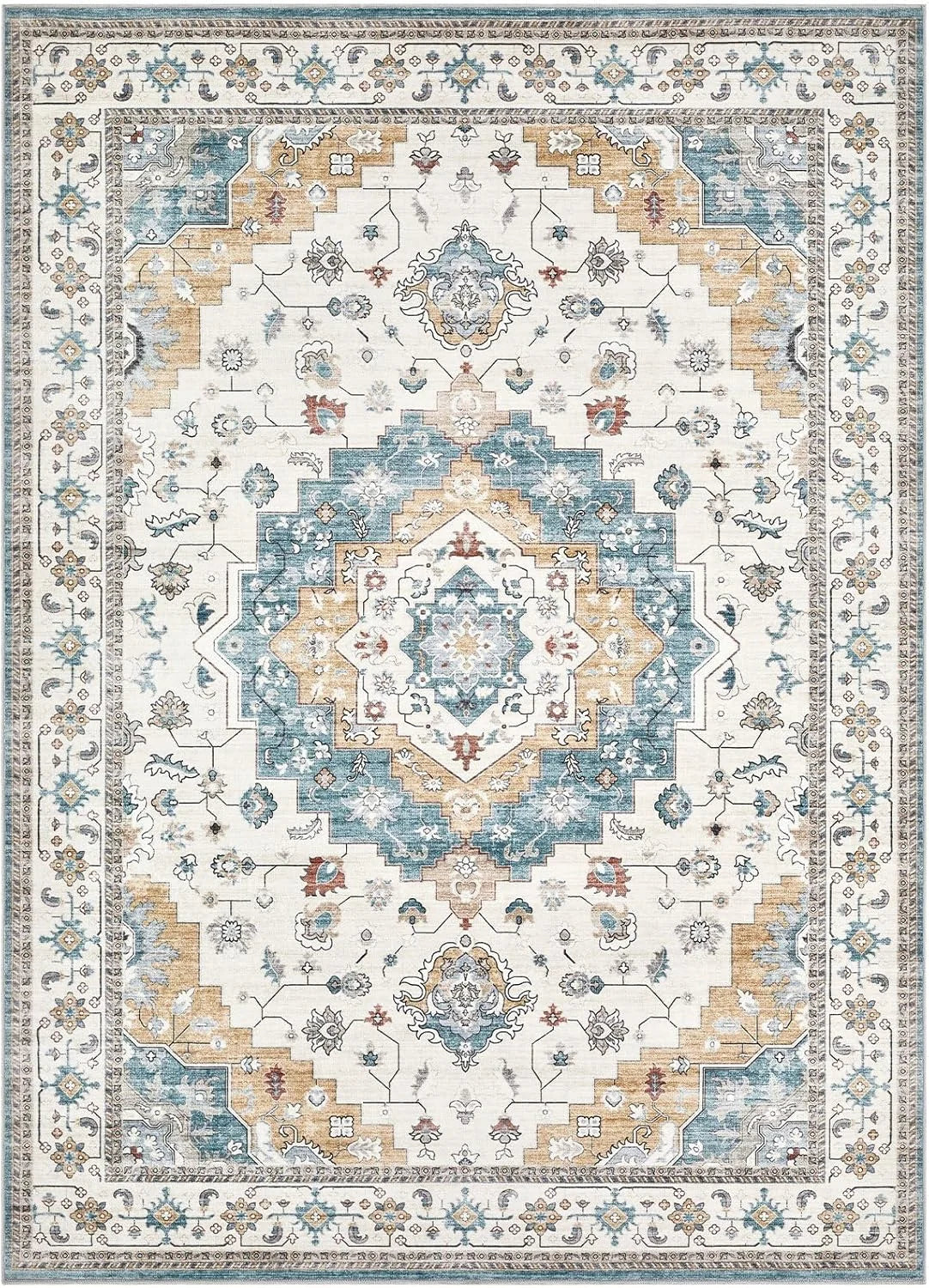 VIKAMA Luxury Persian Rugs Bohemian Ethnic Style Living Room Paving Bedroom Floor Mats Also Super Suitable For Home Decoration