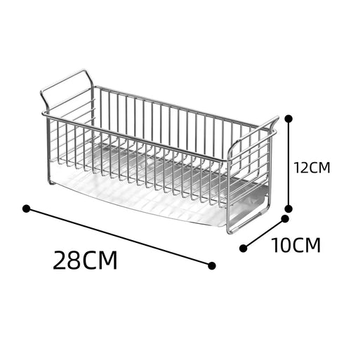 304 Stainless Steel Kitchen Shelf Spice Rack Sink Drainage Dish Drying Storage Rack Home kitchen Accessories Organizer