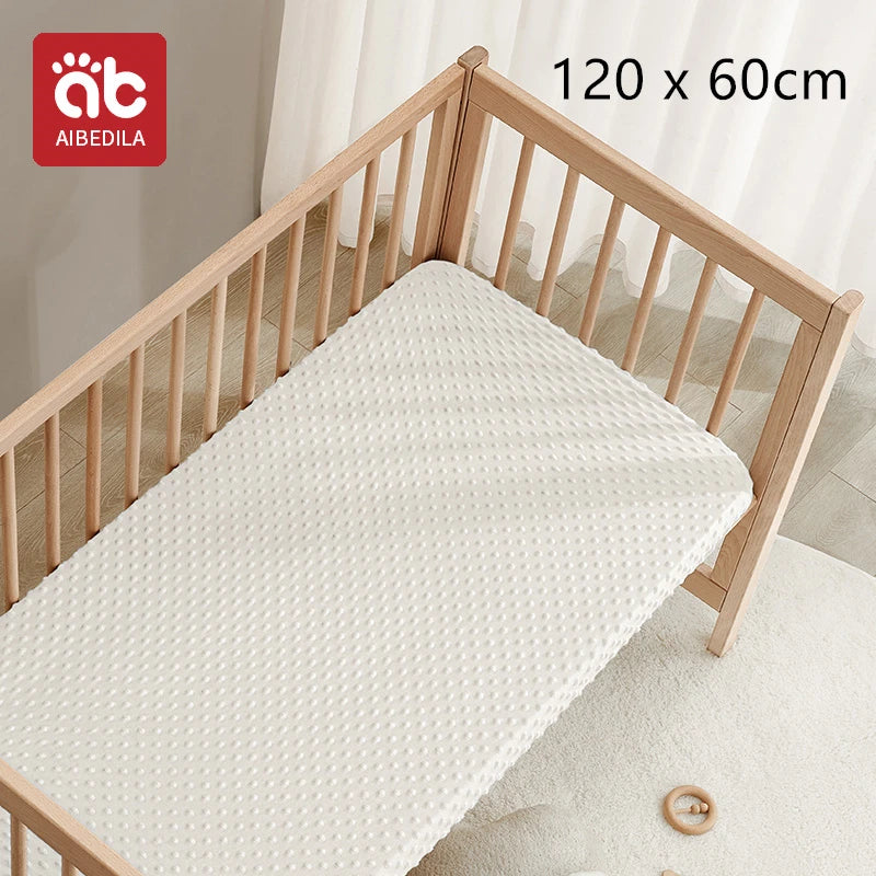 120x60cm Baby Crib Fitted Sheet For Newborn Soft Bed Cot Mattress Cover Boy Girl Toddler Bedding Allow Custom Make