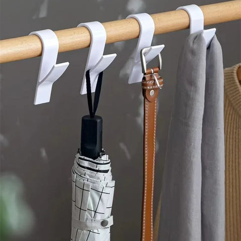 2/6Pcs Bathroom Shower Towel Holder Hanger Heated Radiator Rail Hooks Clips Storage Racks Clothes Scarf Hanger Hooks