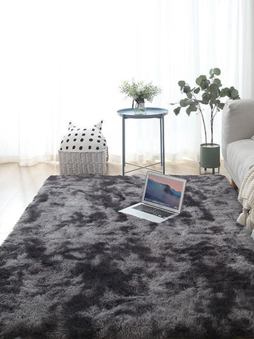 Gray Carpet for Living Room Plush Rug Bed Room Floor Fluffy Mats Anti-slip Home Decor Rugs Soft Velvet Carpets Kids Room Blanket