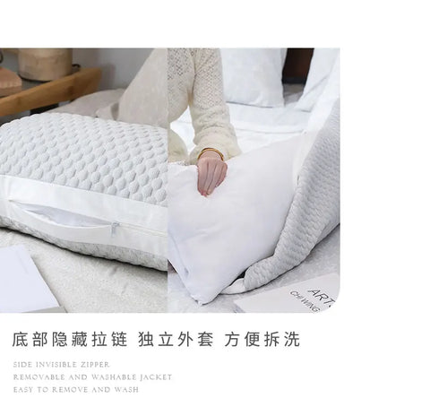 Body Pillow Cooling Memory Foam Body Pillows for Adults Sleeping Long Pillow for Bed Big Large Firm Full Body Pillow 59x10 Inch