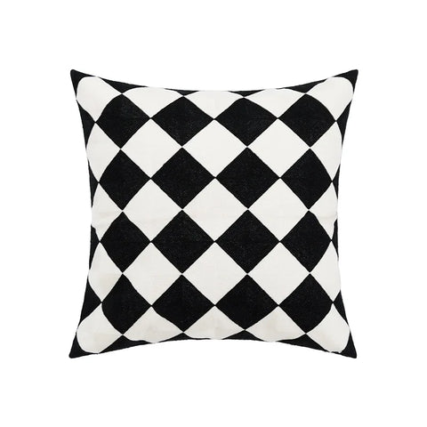 наволочки новог Cushion Cover Daisy Yellow Floral Geometric 45x45/30x50cm Blue Embroidery Soft Cozy Pillow Cover for Living Room