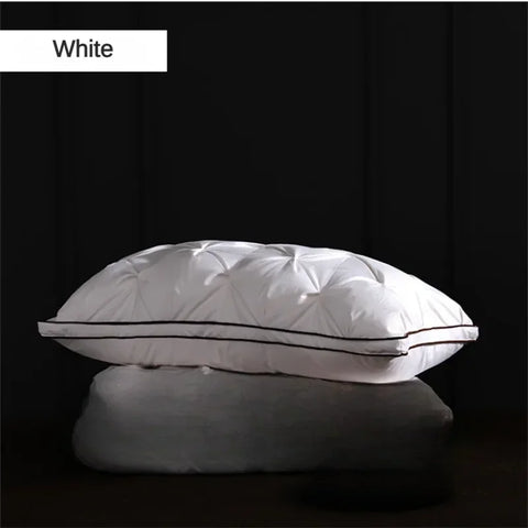 Pillow White Cotton Pillow Cover Rectangle Bedroom Sleep 5-Star Hotel Pillow Low-Mid-high Pillows for Sleeping 2025