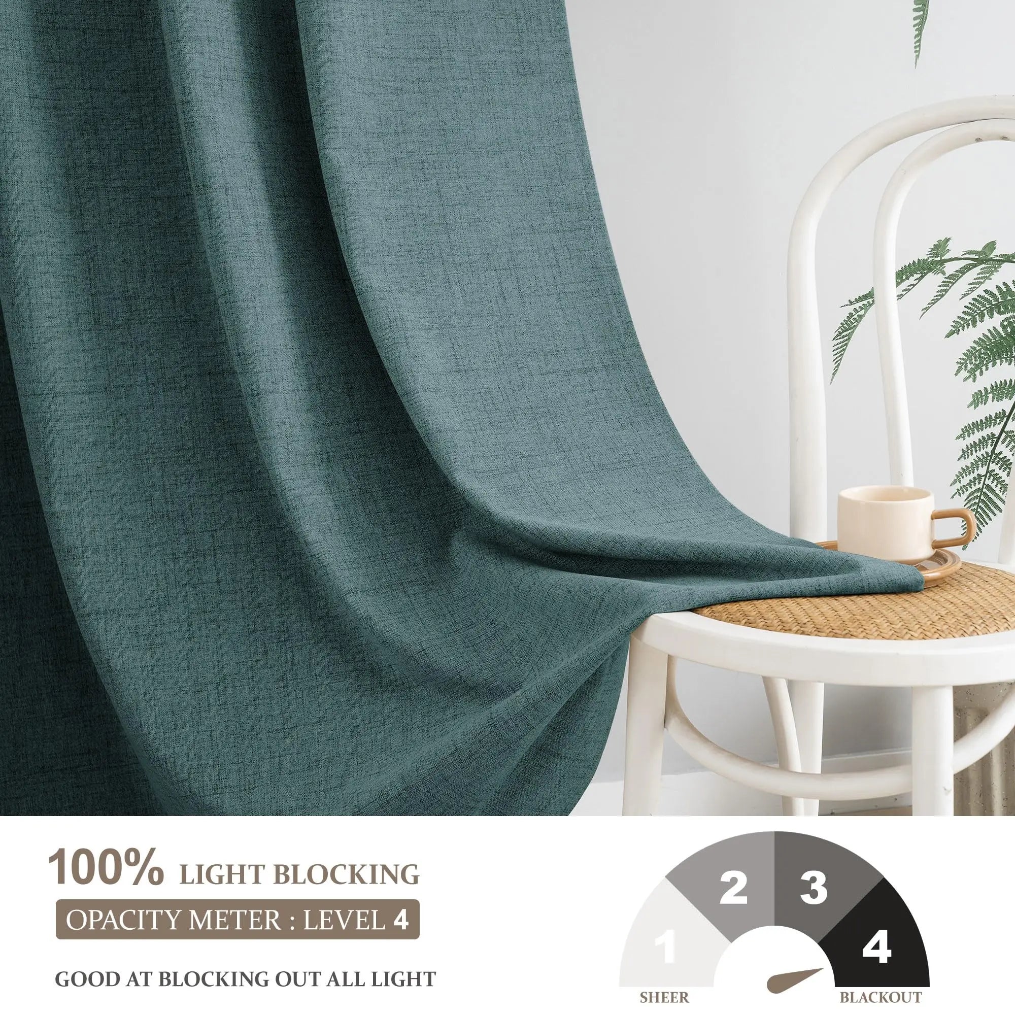 350m Height Custom Made 310CM Length 100% Blackout Living Room Curtains For Faux Linen High Ceiling Bedroom Window Curtain