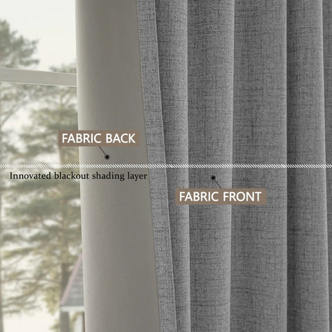350m Height Custom Made 310CM Length 100% Blackout Living Room Curtains For Faux Linen High Ceiling Bedroom Window Curtain