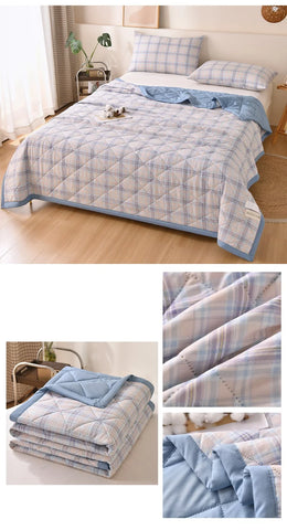Cool Feeling Quilt Adults Kids Room Comforter 150x200/180x200/200x230cm Blanket Summer Duvet couette de lit (No Pillowcase)