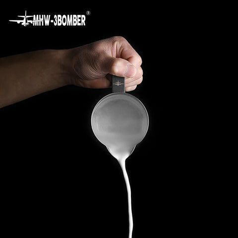 MHW-3BOMBER Milk Frothing Pitcher 304 Stainless Steel Latte Art Pitcher Cup 2023 WLAC World Champion Barista Milk Steaming Jug