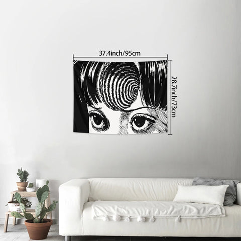 1pc Interesting Tapestry, Personalized College Dormitory Decoration Human Body Cave Tapestry Art Decoration Wall Hanging
